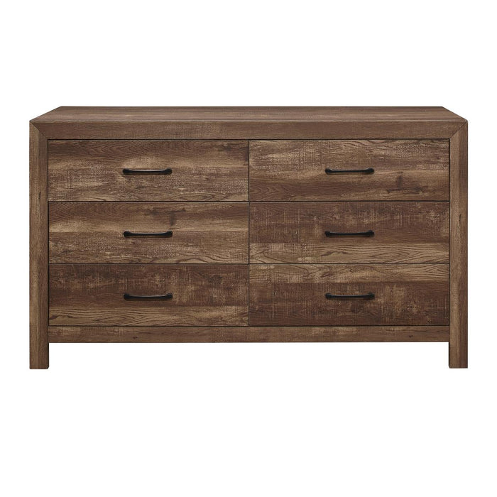 Corbin 4 & 5 Piece Twin Bed Set Oak