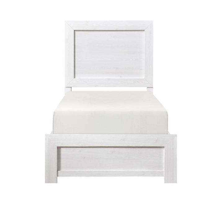 Corbin Queen & Twin Bed Set White