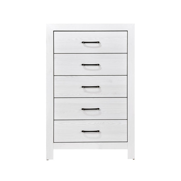 Corbin Queen & Twin Bed Set White
