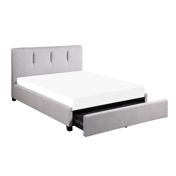 Aitana (4) California King Platform Bed with Storage Drawer