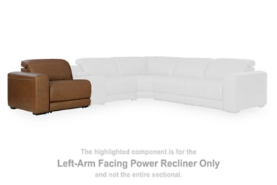 Seccional reclinable eléctrico Magic Man de 5 piezas