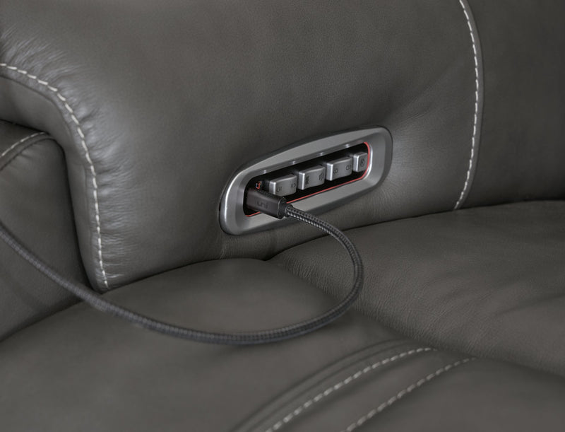 5Z - Sofá seccional reclinable Pittson Power
