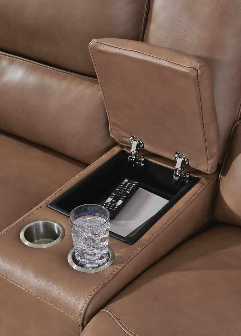 DeepWakes Power Reclining Loveseat with Console