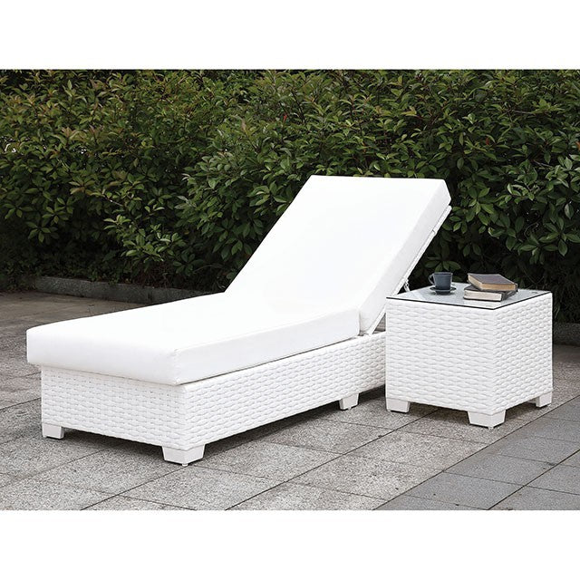 Adjustable Chaise + End Table Somani