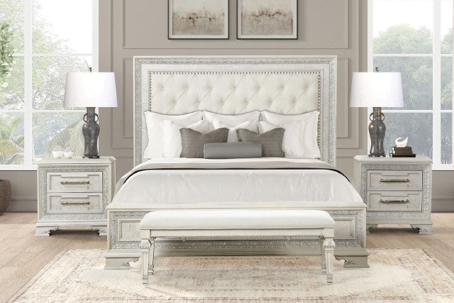 Stella Mia 4 Pc Queen Bedroom Set White