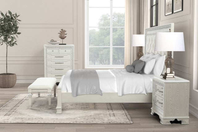 Stella Mia 4 Pc Queen Bedroom Set White