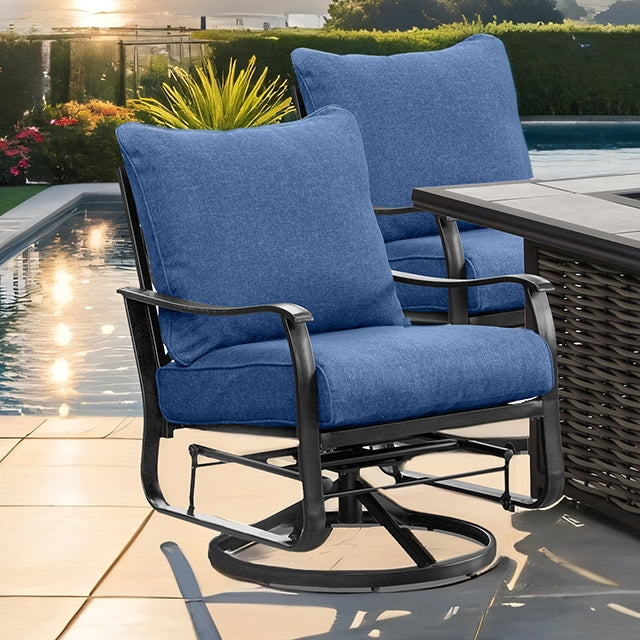 Segovia Swivel Glider Arm Chair (2/CTN)